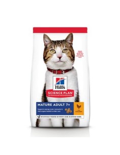 Hill's Feline Mature 7+ pollo kg 1,5. Cibo Secco Per Gatti