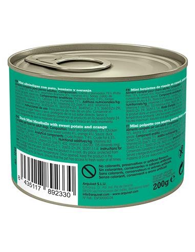 Arquivet Fresh Umido Cane adult Mini Polpette Anatra gr 200. Cibo Umido Per Cani