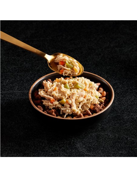 Cesar Fresh Bowls Pollame con Riso rosso Fagiolini e Zucca gr.85. Cibo Umido per cani