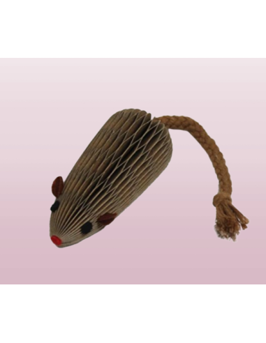 Topo in Cartone cm 10. Giochi per gatti