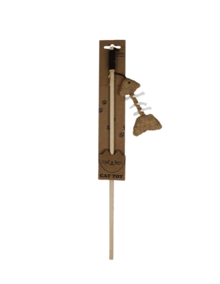 Canna Da Pesca Con Pesciolino. Giochi Per Gatti .