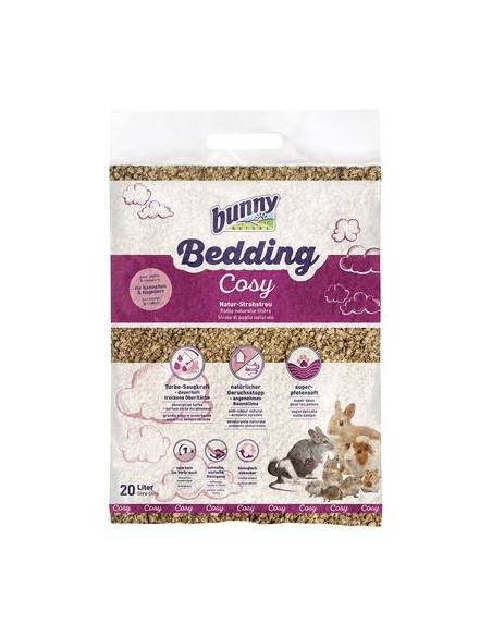 Bunny Bedding Cosy Lt 20 Strato di paglia Naturale. Lettiera per roditori .