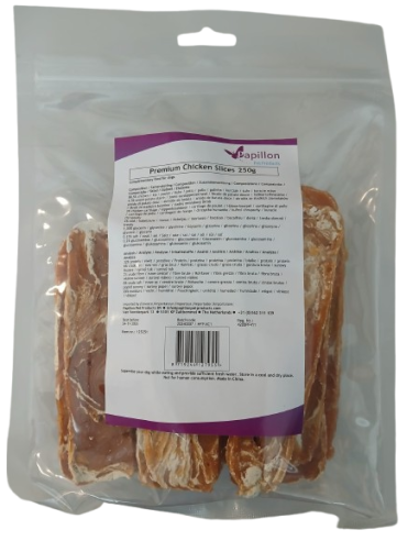 Strisce Pollo Premium gr 250. Snack Per Cani .