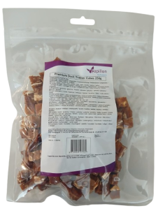 Cubetti Anatra Premium gr 250. Snack per cani