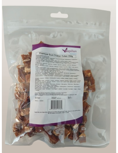 Cubetti Anatra Premium gr 250. Snack per cani
