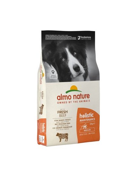 Holistic Dogs Medium Manzo e Riso kg 12. Crocchette per cani