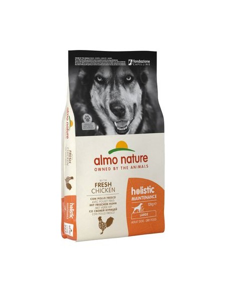 Holistic Dog Large Pollo e Riso kg 12. Crocchette per cani