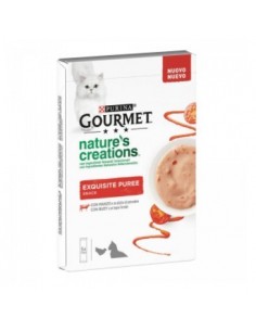 GOURMET NATURE'S CREATIONS exquisite puree MANZO E POMODORO  5X10 GR.