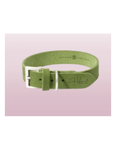 Collare Calipso Pelle Verde 60x4 cm . Guinzagli e Collari per cani