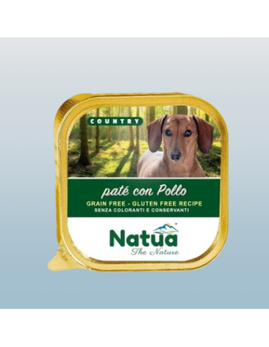 Natua Country Dog Pollo gr.100. Cibo Umido Per Cani.