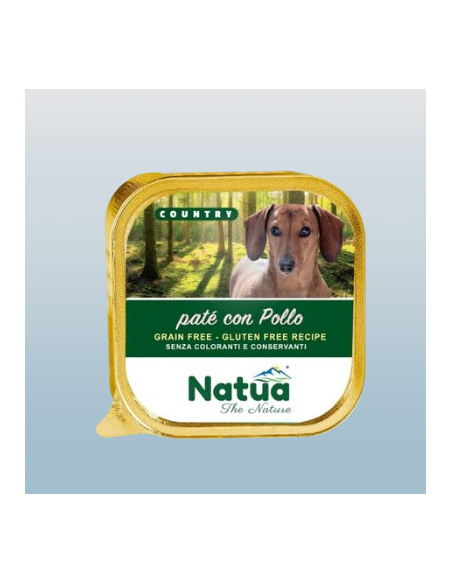 Natua Country Dog Pollo gr.100. Cibo Umido Per Cani.