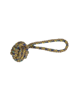 Gioco Corsa Naturale con Palla e Maniglia cm 25. Giochi per cani