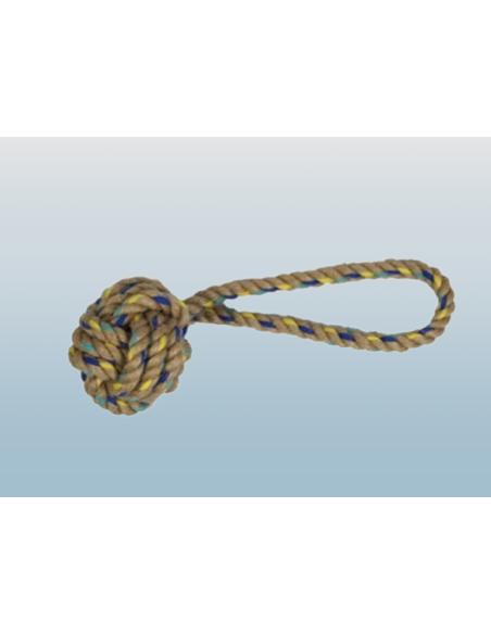 Gioco Corsa Naturale con Palla e Maniglia cm 25. Giochi per cani