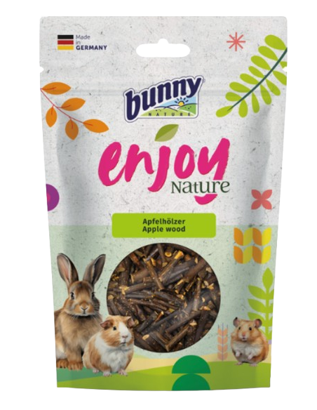 Bunny Enjoy Nature Legno di Melo Gr.100. Mangime per roditori