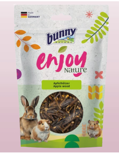 Bunny Enjoy Nature Legno di Melo Gr.100. Mangime per roditori