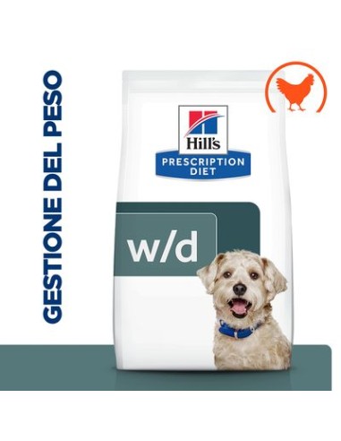Hill's Canine W/D Kg.10. Diete . Cibo Secco Per Cani