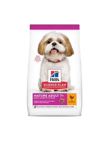 Hill's Canine Mature Small and Miniature kg 1,5 Pollo. Diete . Cibo Secco Per Cani