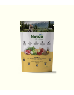 Natua Dry Cat Kitten Manzo gr.350. Cibo Secco Per cuccioli Gatti .