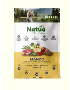 Natua Dry Cat Kitten Manzo kg 1,5. Cibo Secco per Cuccioli di gatto .