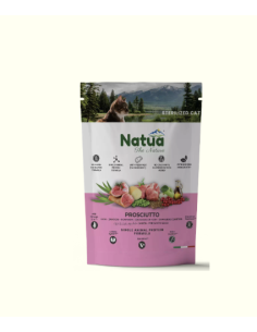 Natua Dry Cat Sterilized Prosciutto gr.350. Cibo secco per gatti