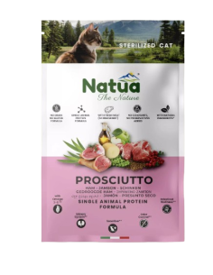 Natua Dry Cat Sterilized Prosciutto kg 1,5.Cibo Secco per gatti . 2