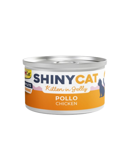 Gimcat Shinycat Jelly Kitten Pollo gr 70. Cibo per cuccioli di gatto