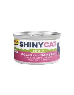 Gimpet Shinycat Broth Pollo con Gamberi gr 70. Cibo Umido Per Gatti. 2