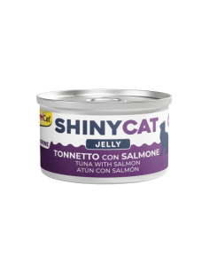 Gimcat Shinycat Jelly Tonnetto con Salmone gr 70. Cibo Umido Per Gatti