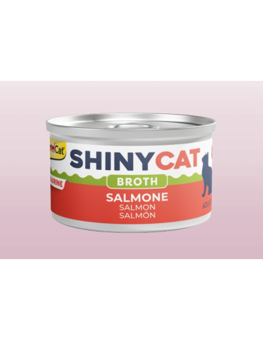Gimcat Shinycat Broth Salmone gr 70. Cibo Umido per gatti