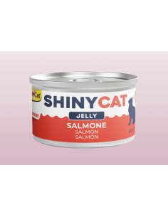 Gimcat Shinycat Jelly Salmone gr 70. Cibo Umido Per Gatti .
