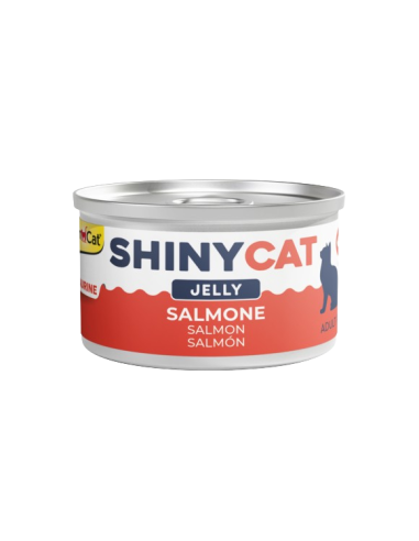 Gimcat Shinycat Jelly Salmone gr 70. Cibo Umido Per Gatti .