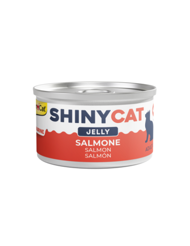 Gimcat Shinycat Jelly Salmone gr 70. Cibo Umido Per Gatti .