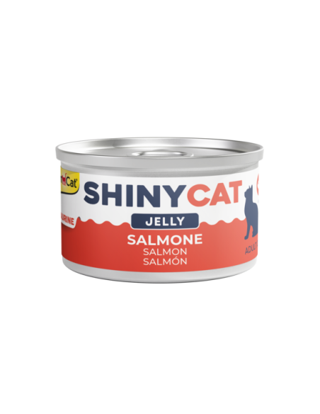 Gimcat Shinycat Jelly Salmone gr 70. Cibo Umido Per Gatti .