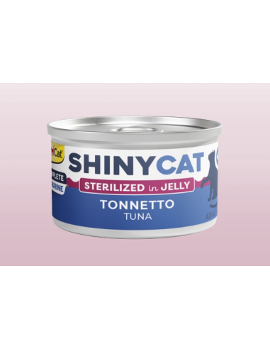 Gimcat Shinycat Jelly Sterilized Tonno Gr 70. Cibo Umido Per Gatti