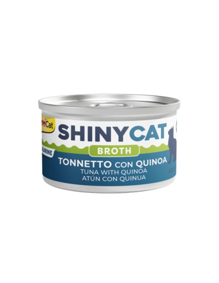 Gimpet Shinycat Broth Tonnetto con Quinoa gr 70. Cibo Umido per gatti .