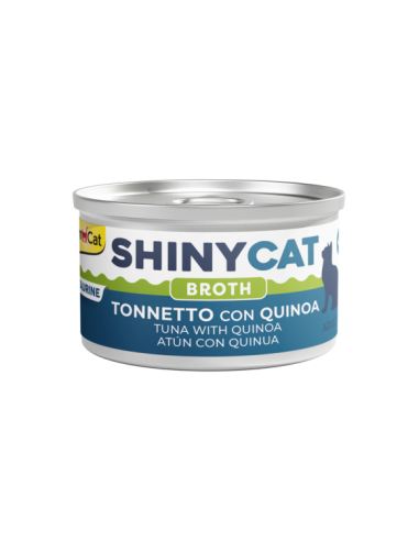 Gimpet Shinycat Broth Tonnetto con Quinoa gr 70. Cibo Umido per gatti .