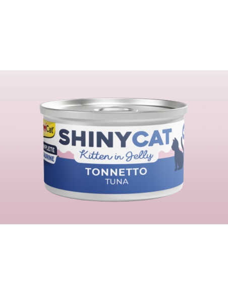 Gimcat Shiny cat Jelly Kitten Tonno gr 70. Cibo Per cuccioli di Gatto .