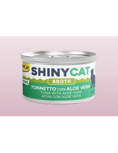 Gimpet Shinecat Broth Tonnetto Aloe Vera gr 70 . Cibo Umido Per Gatti