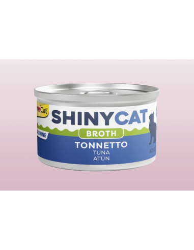 Gimcat Shinycat Broth Tonnetto gr 70. Cibo Umido Per gatti .