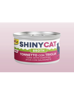 Gimcat Shinycat Broth Tonnetto Con Triglia gr 70. Cibo Umido Per Gatti 2