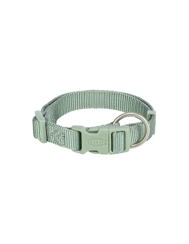 Collare Premium misura small 25-40 cm /15 mm color salvia. Guinzagli e Collari per cani.