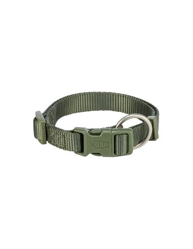 Collare Premium misura xxsmall-xsmall 15-25 cm /10 mm verde Oliva . Guinzagli e Collari per cani .