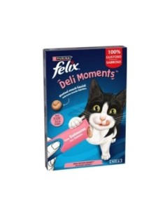 Felix Deli Moments con Salmone 4x10gr.Cibo Umido Per Gatti