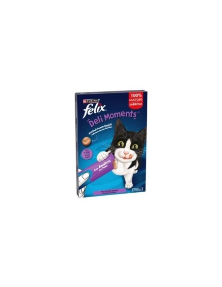 FELIX Deli Moments con Anatra 4x10gr. Snack Per Gatti .