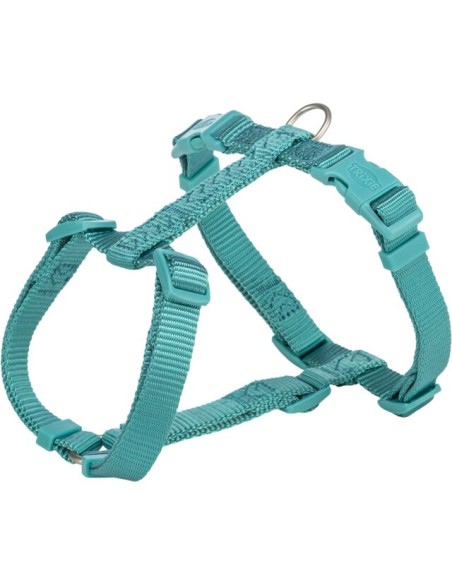 Pettorina Premium H Misura Medium -Large 52-75 cm /20 mm Acqua Marina  . Guinzagli e Collari per cani.
