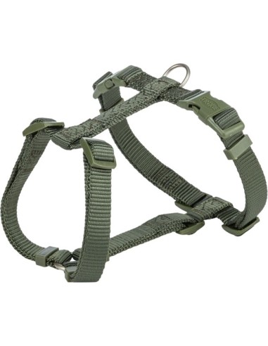 Pettorina Premium H Misura Xsmall - Small 30/40 cm /10 mm Verde Oliva . Guinzagli e Collari per cani.