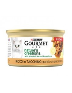 GOURMET NATURE'S CREATIONS TACCHINO SPINACI E PASTINACA GR.85