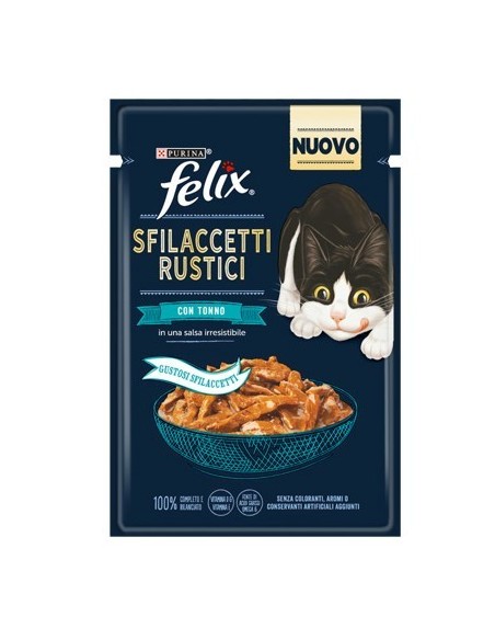 FELIX BUSTA SFILACCETTI RUSTICI CON TONNO GR.80