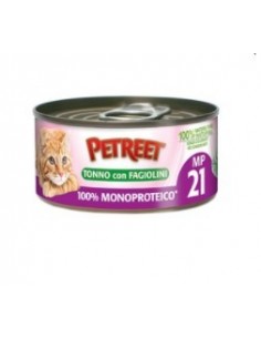 PETREET MONOP.TONNO CON FAGIOLINI  GR.60 MP24