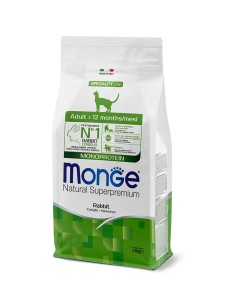Monge Cat Adult Coniglio kg 1,5. Cibo Secco Per Gatti
